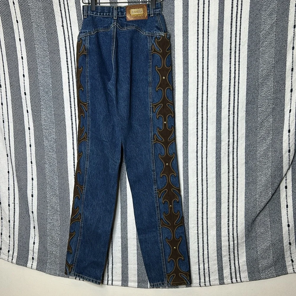 Vintage Lawman Western Denim Jeans - Picture 3 of 4